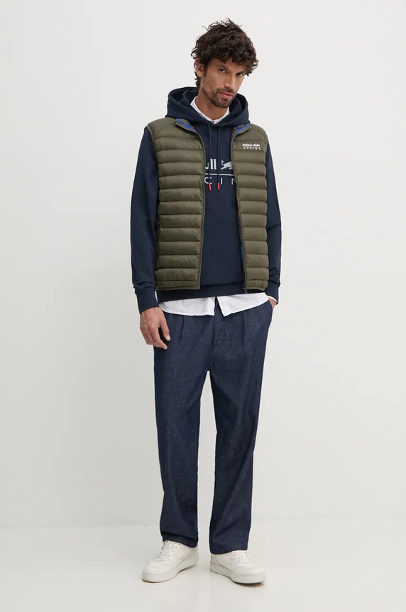 Oblečení Vesta Red Bull Racing x Pepe Jeans RU400005 zelená