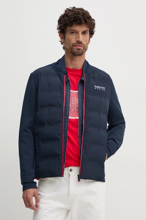 Pulover Red Bull Racing x Pepe Jeans mornarsko modra RU490001
