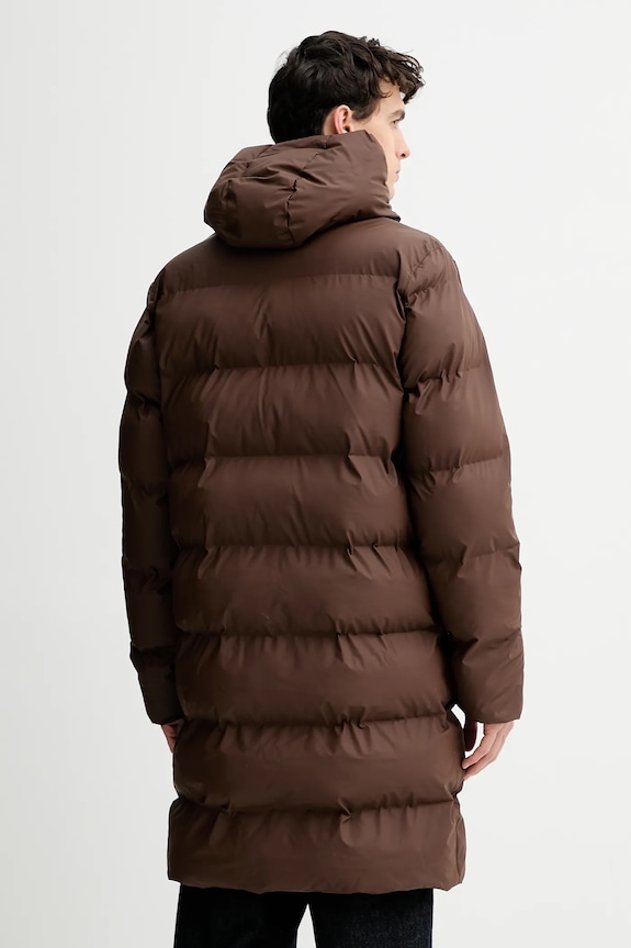 Oblečení Nepromokavá bunda Rains Alta Longer Puffer Jacket W3T4 15130.23 hnědá