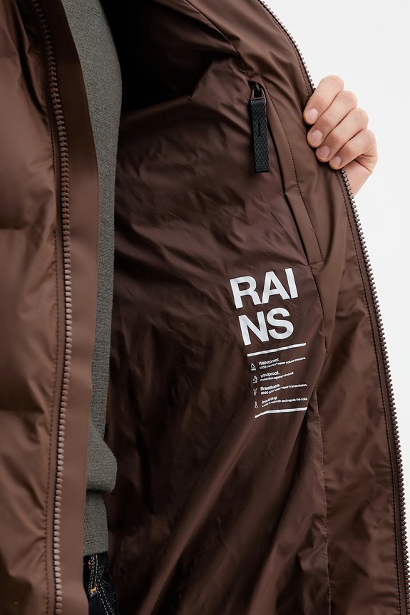 Nepromokavá bunda Rains Alta Longer Puffer Jacket W3T4 15130.23