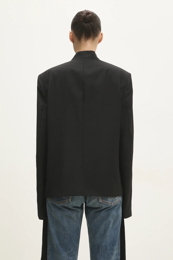 Одяг Піджак з домішкою вовни Heliot Emil AW24.M.04.045.BLK01 чорний