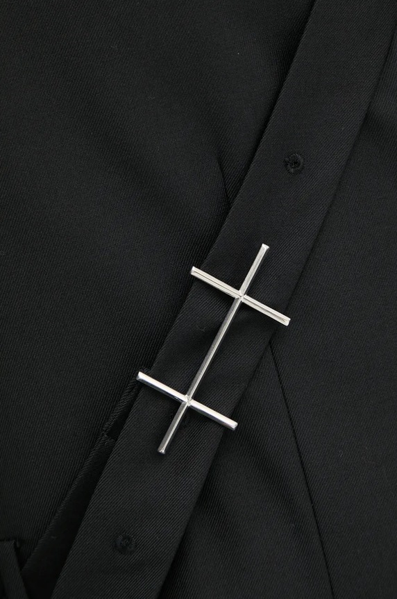 Heliot Emil blézer gyapjú keverékből AW24.M.04.045.BLK01
