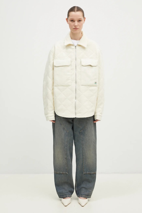 Шерстяная куртка-рубашка FILA+ Quilted Overshirt 42FW24OW01508C001
