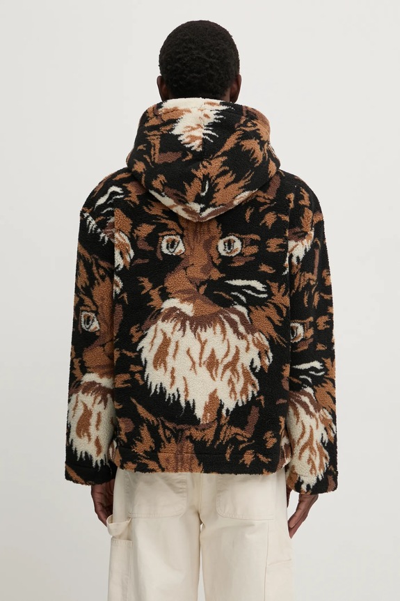 JW Anderson Zip Front Hooded Jacket JK0337.PG1585.600 brown