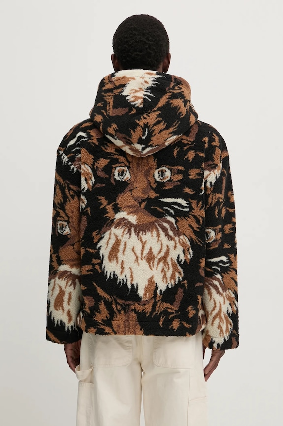 JW Anderson Zip Front Hooded Jacket JK0337.PG1585.600 brown