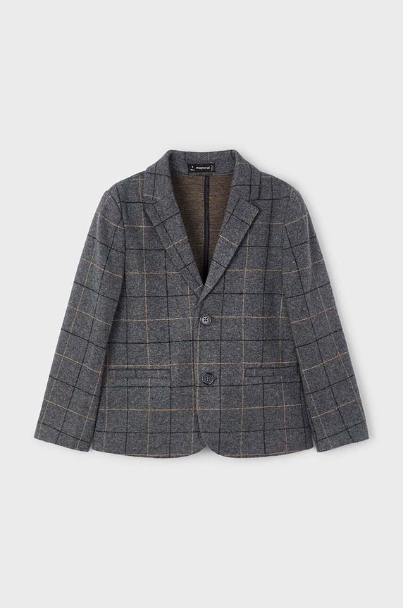 Detské sako Mayoral 4460.5A.Mini.9BYH sivá AW24