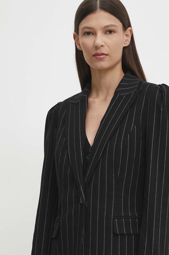 Bruuns Bazaar zakó DecumariaBBNora blazer fekete BBW4083