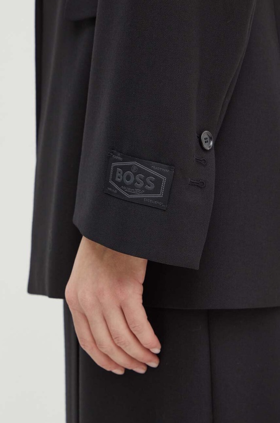 BOSS marynarka wełniana 50518411 czarny