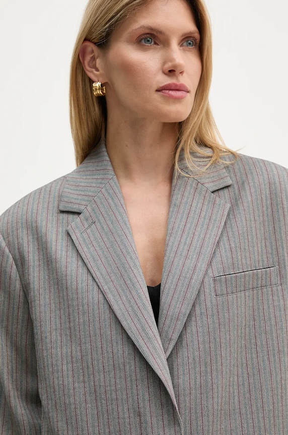 Sako Remain Herringbone Blazer sivá 5018723038