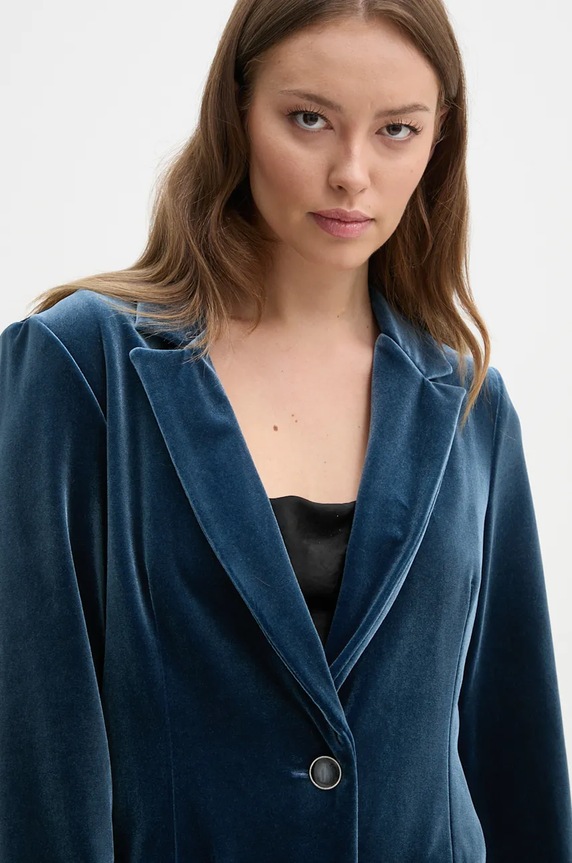 Joseph Ribkoff marynarka welurowa dzianina granatowy 243286