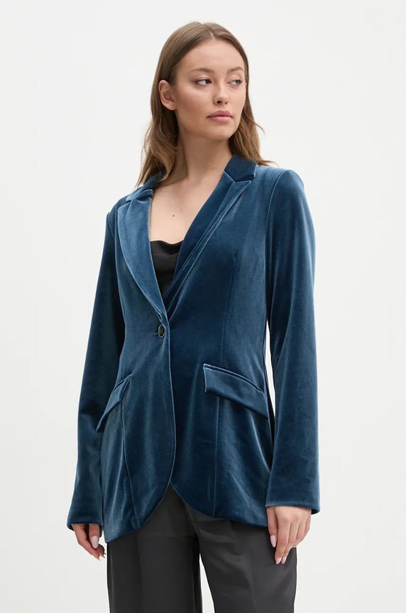 Joseph Ribkoff marynarka welurowa granatowy 243286