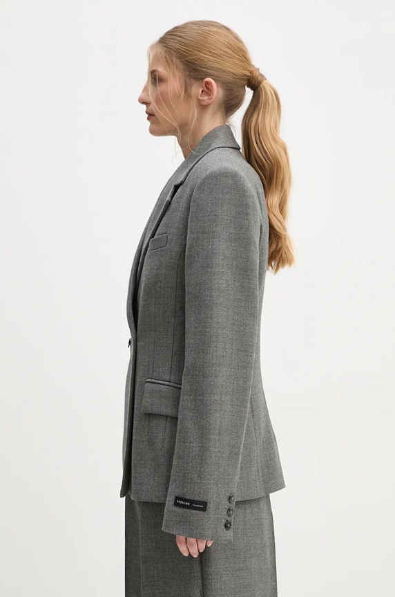 Vuneni sako Herskind Wasty siva 5399140