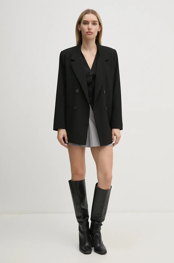 Елек United Colors of Benetton 2OIGDJ00K черен AW24