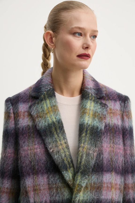 Blazer s příměsí vlny PS Paul Smith fialová W2R.370J.N31217