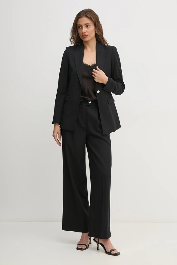 Blazer s příměsí vlny United Colors of Benetton 27UPDW02L černá AW24