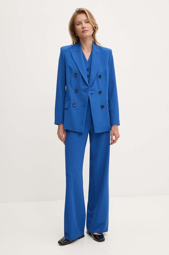 Sisley marynarka 2KVXLW01C niebieski AW24