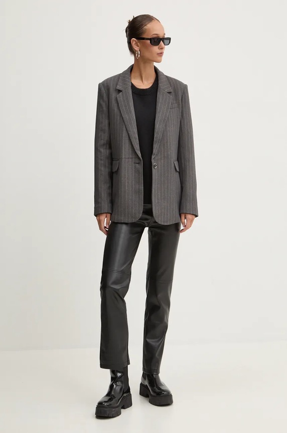 Сако Abercrombie & Fitch KI144.4275.907 сив AW24