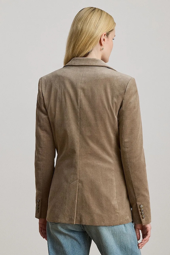 Μπουφάν με κορδόνι Lauren Ralph Lauren 200956574 καφέ AW25