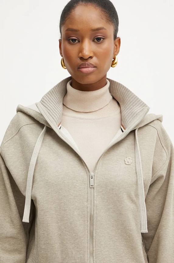 BOSS bluza beżowy 50524493