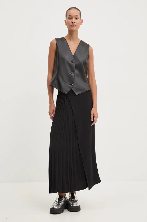 Γιλέκο HUGO 50522991 μαύρο AW24