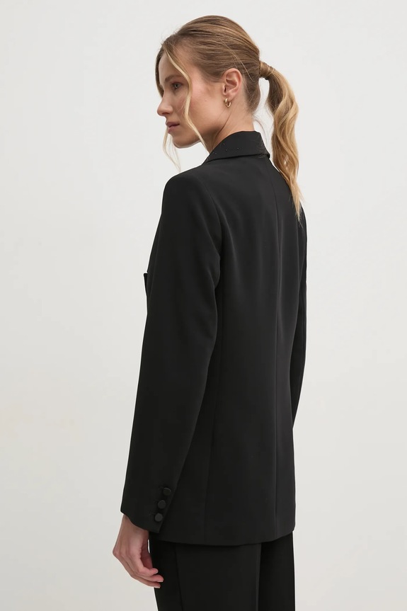 Ρούχα Σακάκι Sisley 2GJCLW02H μαύρο