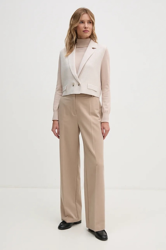 Prsluk OUI 89309 bež AW24