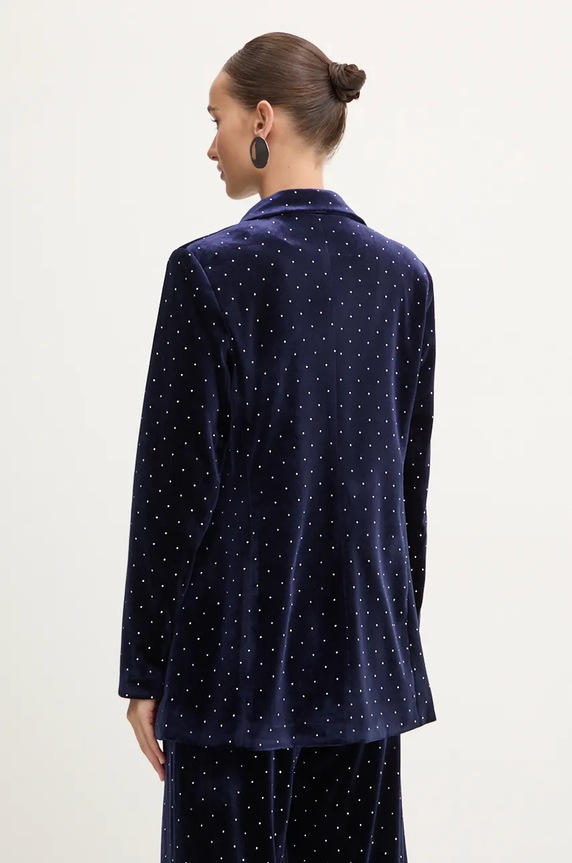 Ρούχα Σακάκι Never Fully Dressed Navy Hot Fix Blazer NFDOU395 σκούρο μπλε
