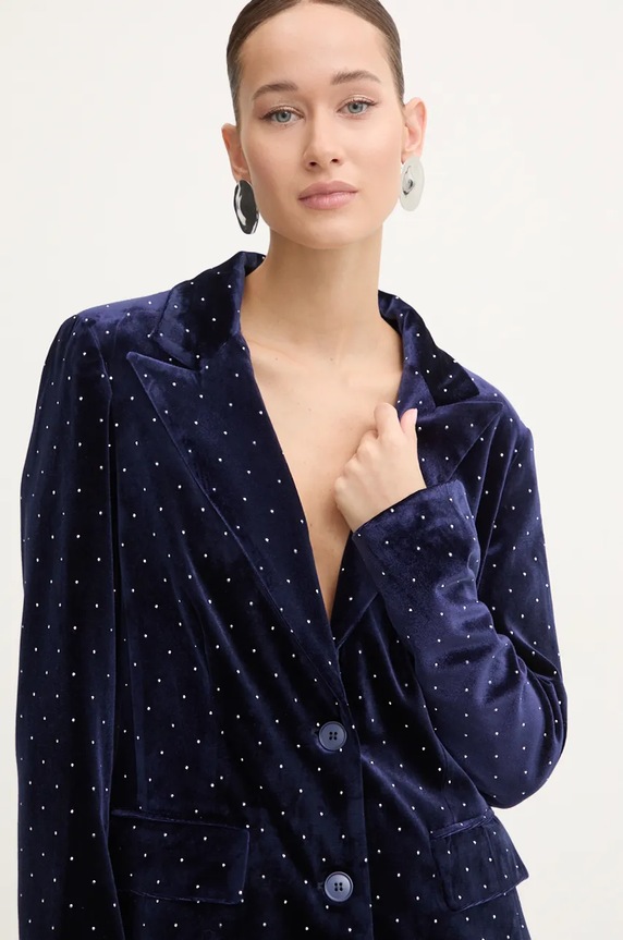 Σακάκι Never Fully Dressed Navy Hot Fix Blazer σκούρο μπλε NFDOU395
