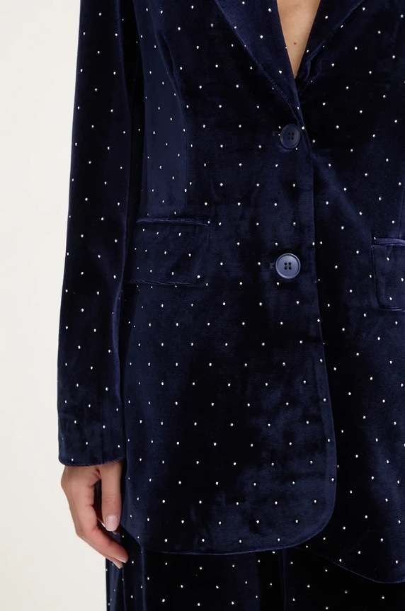 Σακάκι Never Fully Dressed Navy Hot Fix Blazer NFDOU395 σκούρο μπλε
