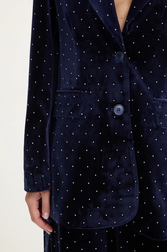 Σακάκι Never Fully Dressed Navy Hot Fix Blazer NFDOU395 σκούρο μπλε