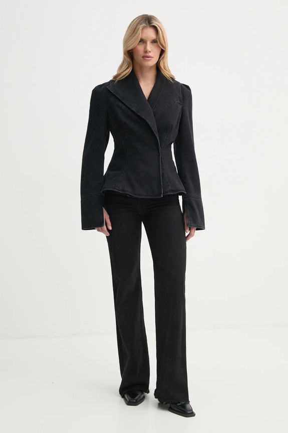 K+LUSHA jacheta denim KLW09006DF139KLW55 negru AW24