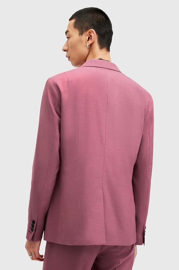 AllSaints gyapjú kabát AURA rózsaszín M001QA