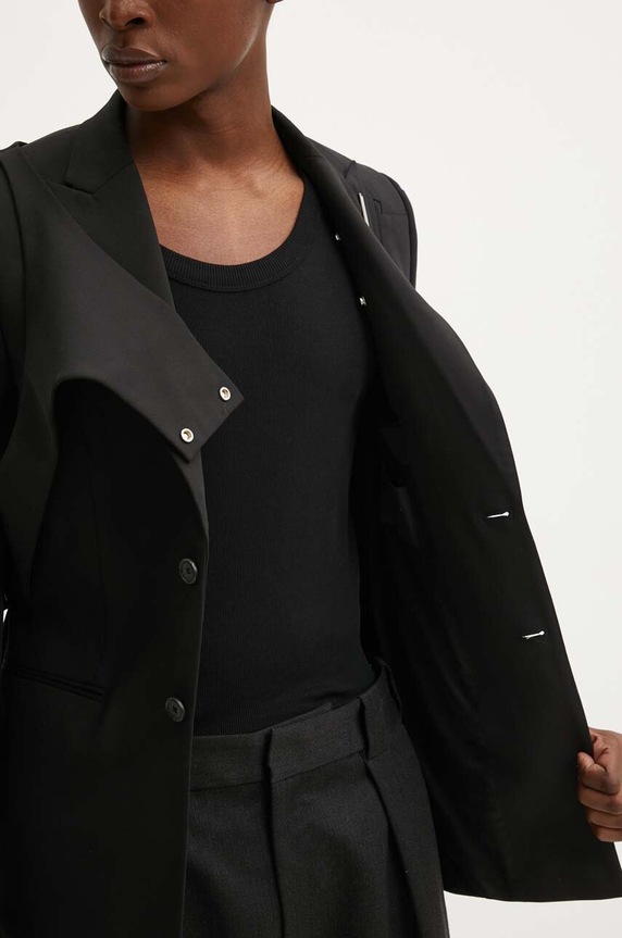 Heliot Emil wool blend blazer HE.M.04.008.W05.BLK01