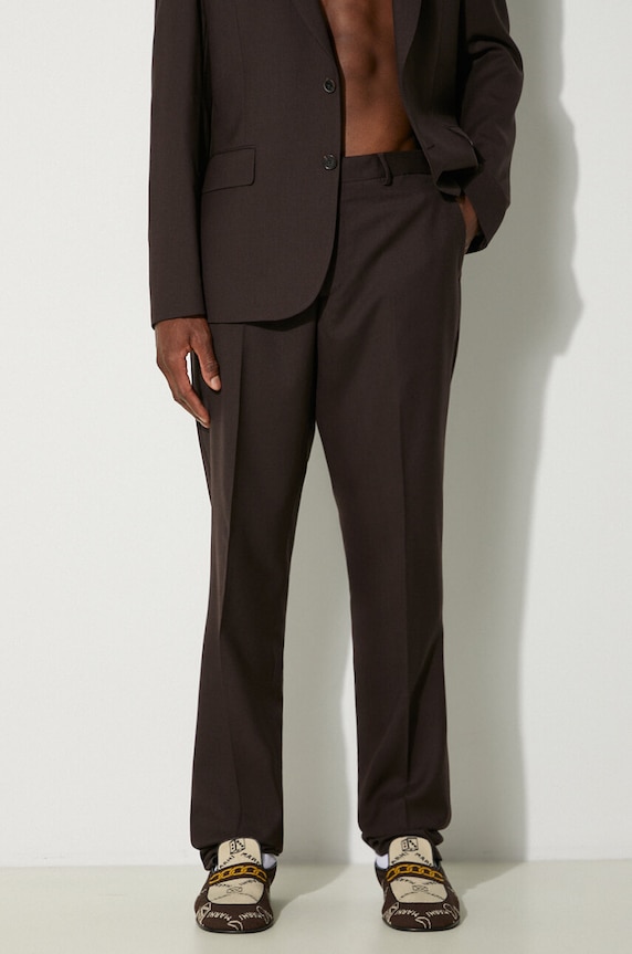 Paul Smith garnitur wełniany brązowy M1R.1457.M00001