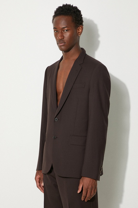 Paul Smith garnitur wełniany M1R.1457.M00001 brązowy