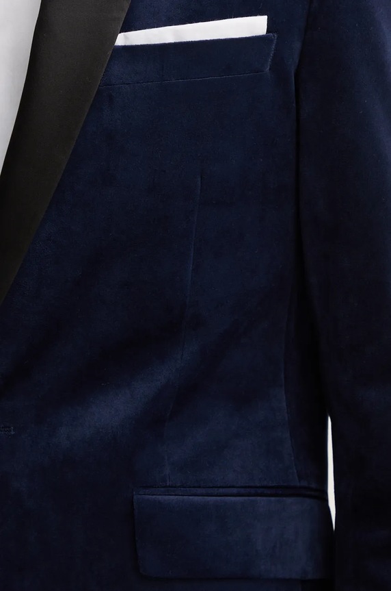 Lindbergh garnitur welurowy 30.605029.DK.BLUE