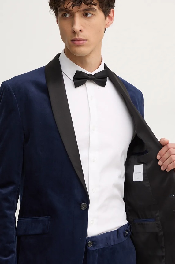 Lindbergh garnitur welurowy 30.605029.DK.BLUE