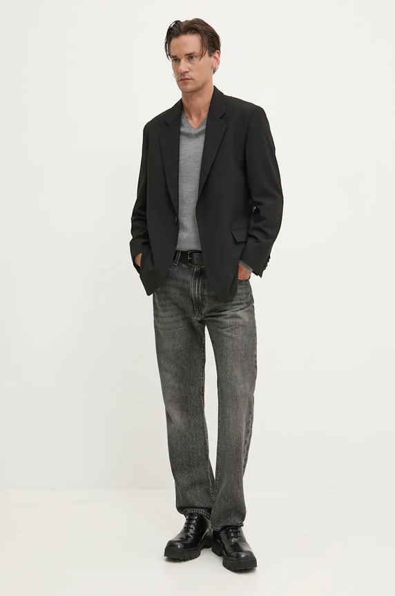 HUGO marynarka wełniana 50524862 czarny AW24