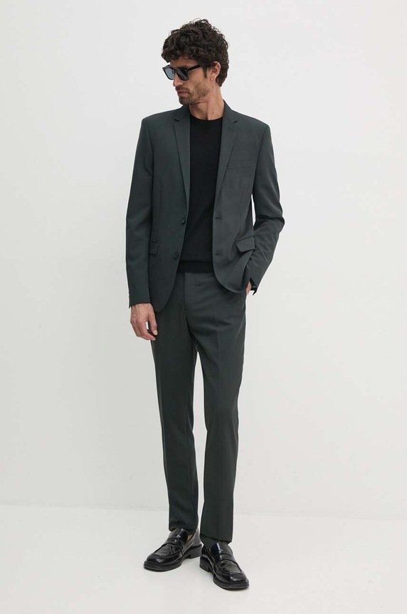 Odzież Lindbergh garnitur 30.606900.DK.GREEN.M zielony