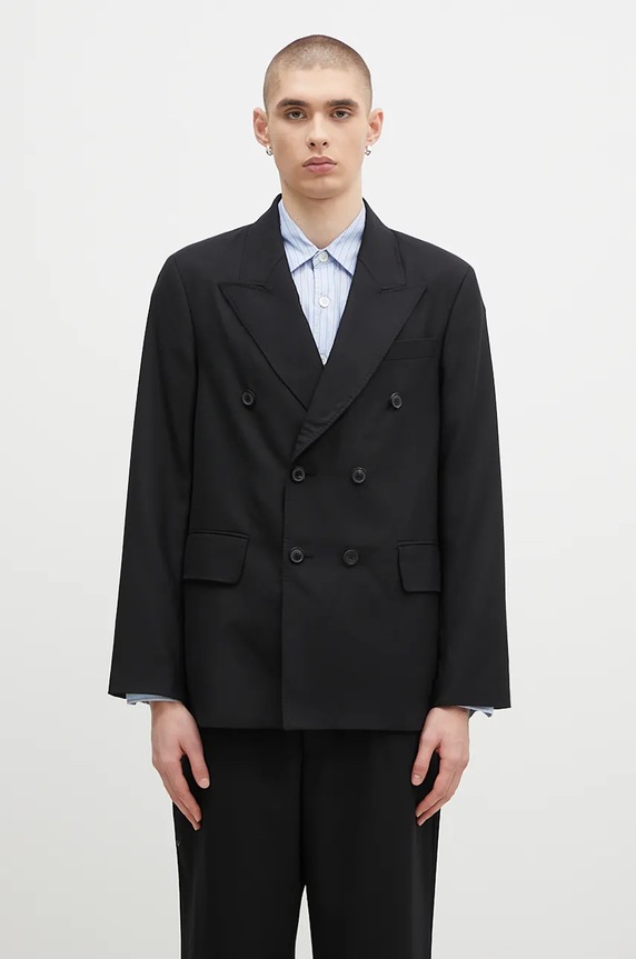 Our Legacy giacca in lana Unconstructed Db Blazer lana nero M4200DBBP