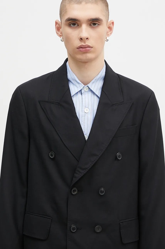 Our Legacy giacca in lana Unconstructed Db Blazer nero M4200DBBP