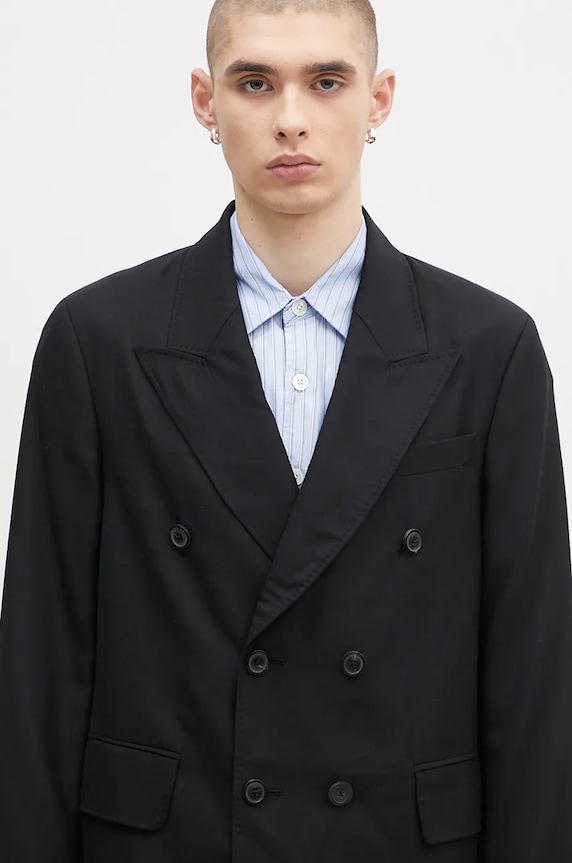 Our Legacy giacca in lana Unconstructed Db Blazer nero M4200DBBP