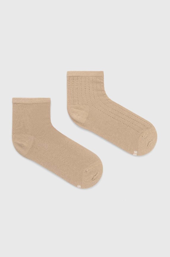 Ponožky BOSS 2-pack dlouhé ponožky zlatá 50518920