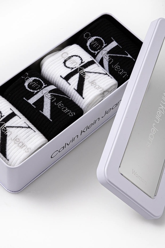 Дрехи Чорапи Calvin Klein Jeans (4 чифта) 701229462 черен