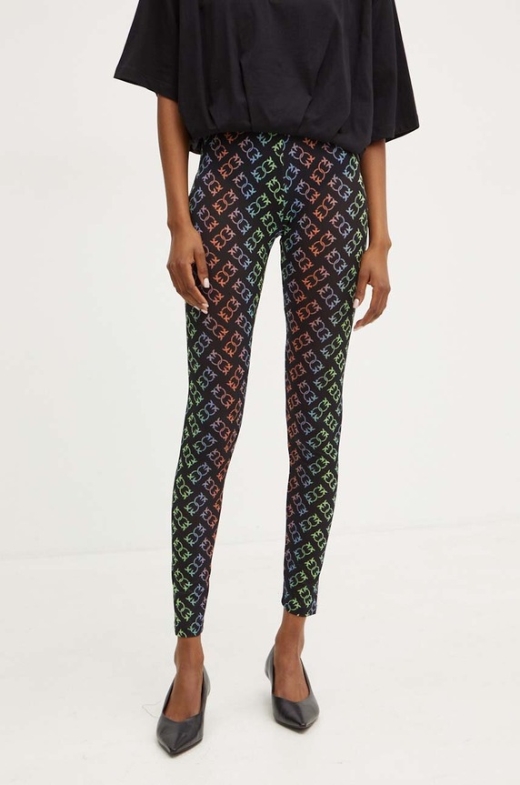 Pinko legginsy wzorzyste czarny 100246.A1ZY