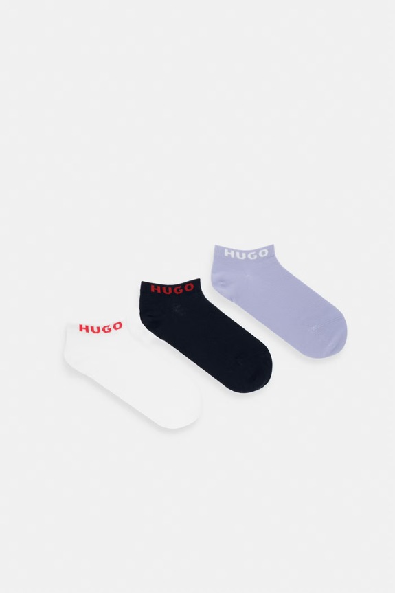 Κάλτσες HUGO 3P AS UNI CC W 3-pack λευκό 50516407