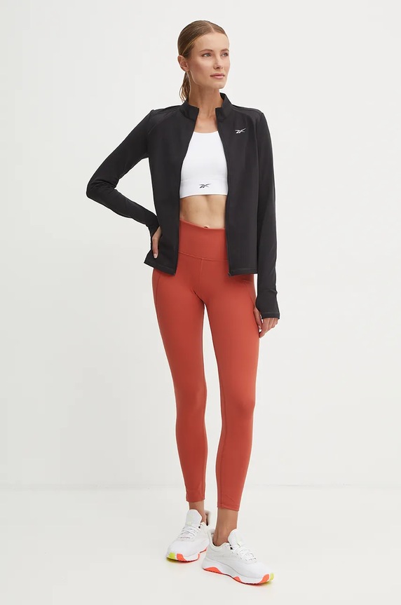 Tajice za trening Reebok LUX Collection 100205604 narančasta AW24