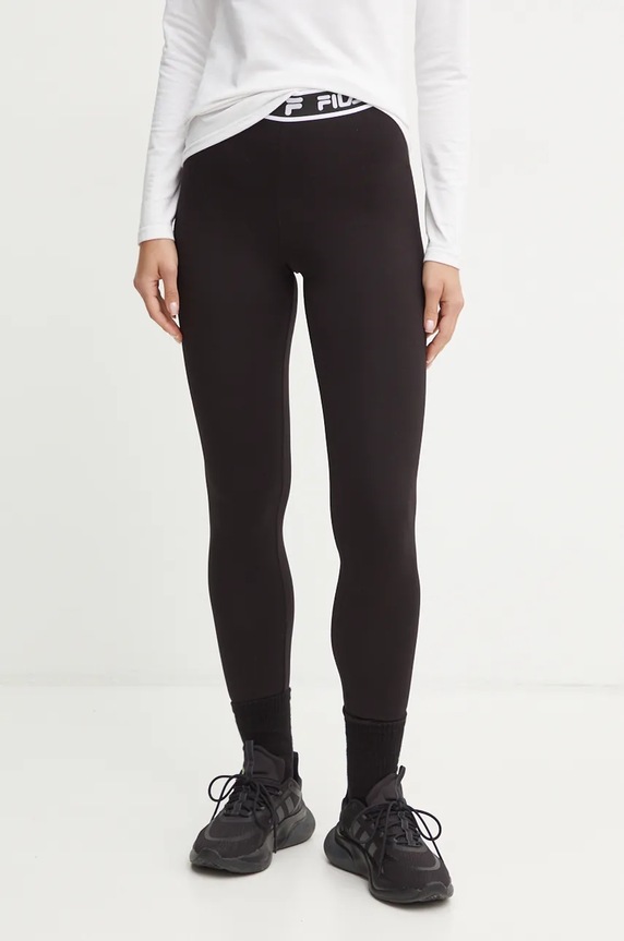 Tajice Fila Luzzi s elastinom crna FAW0901