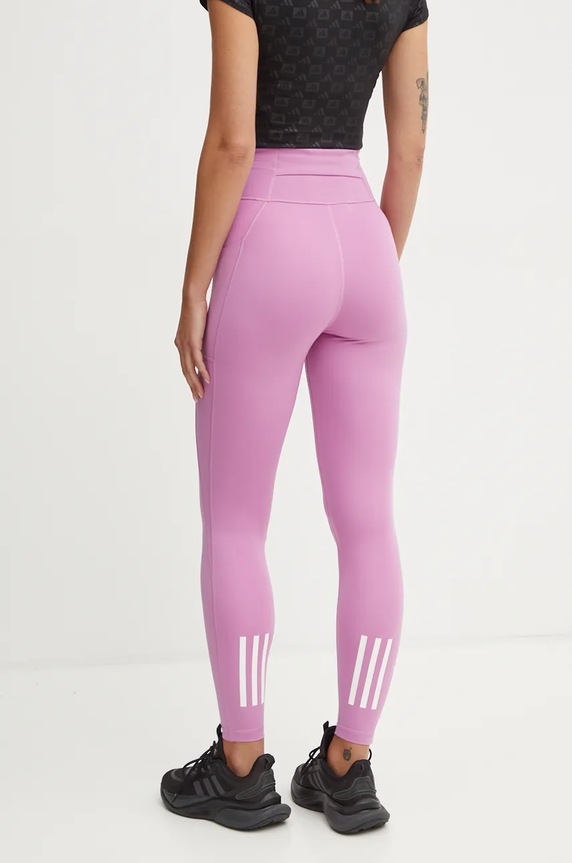 Odzież adidas Performance legginsy do biegania Own The Run IX2862 fioletowy