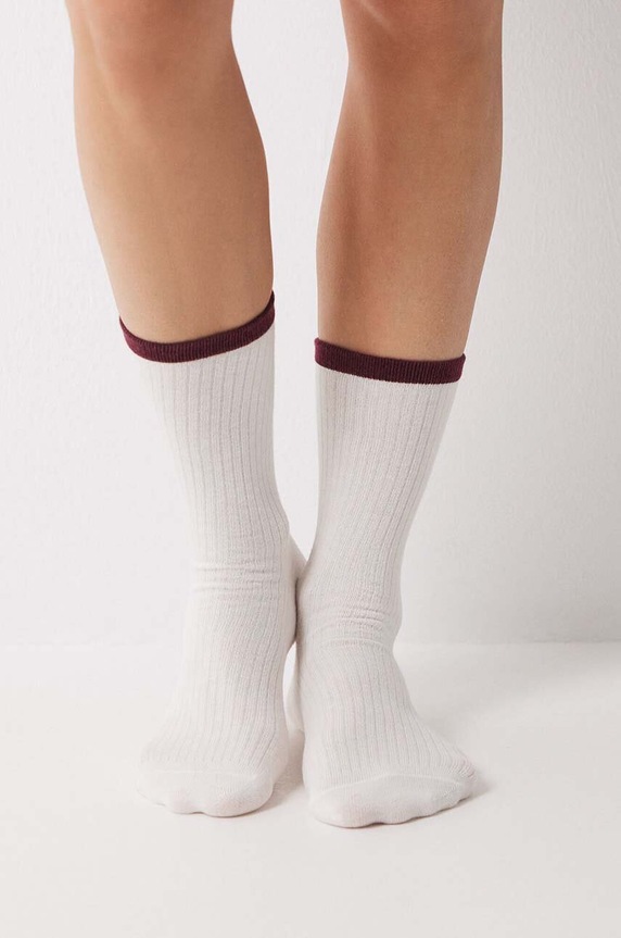 Чорапи women'secret 4488606 бял AW24